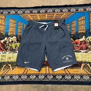 Nike New York Yankees shorts Size large NWT team apparel MLB merchandise dri fit